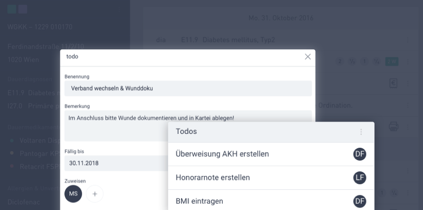 Update – To-do-Listen erleichtern Ihnen die Arbeit in Ihrer Ordination