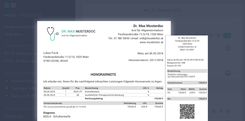 Wahlarzt-Honorarnoten – korrekt verrechnen mit Latido!