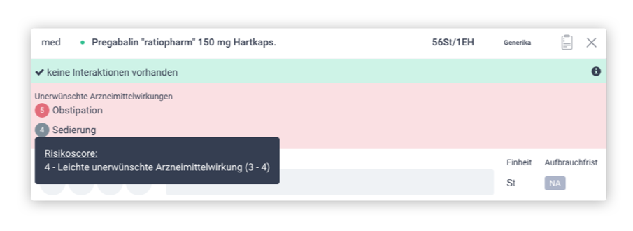 Unerwünschte Arzneimittelwirkungen in der Arztsoftware