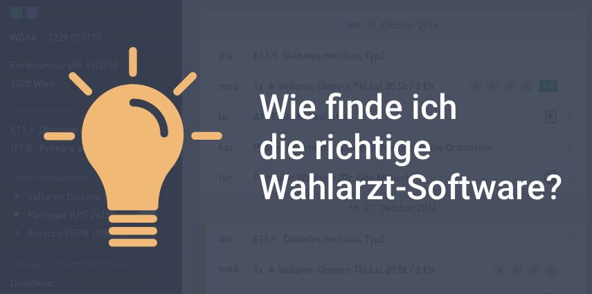 Wahlarzt-Software – Wie finde ich die richtige Software?