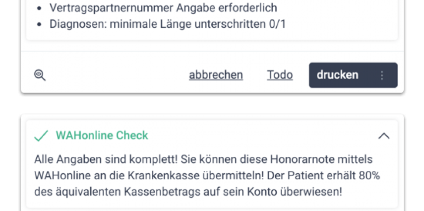 LATIDO-Update: WAH-Online und Terminvergabe aus der Patientenkartei